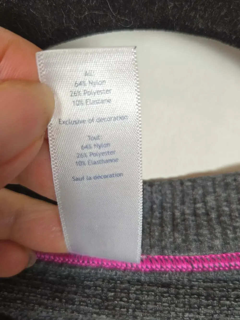 Ivivva by Lululemon Girls 14 Gray Seamless Long Sleeve Athletic Top Thumbholes